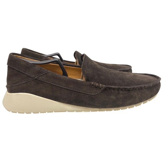 Olukai Ka\'a Loafer Brown Suede Leather Hot Grip‎ Rubber Sole Mens US 11 EUR 44 main image 9
